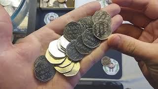 UK 50p Coin Hunt Book 3 #5 - Terrible start but ended with a full bag of Uncirculated!