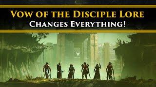 Destiny 2 Lore - The Vow of the Disciple Raid lore changes everything! (First Impressions)