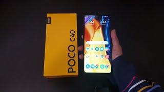 Poco C40 4GB/64GB - Unboxing