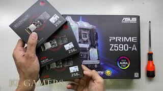 ASUS PRIME Z590-A How to setup RAID with M.2 2280 NVMe SSD