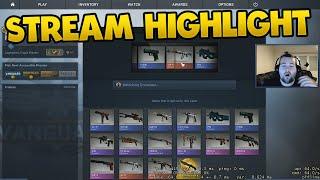 Stream Highlight - Obvious Cheater Plus lucky Case Opening