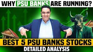 Best 5 PSU Banks For your Watchlist before Year End | Why PSU Banks are Rising ? @realscalpervipul