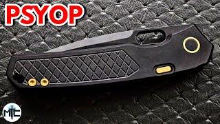 This Has A Compression Lock? - Vosteed Psyop "Top Liner Lock" Folding Knife - Full Review