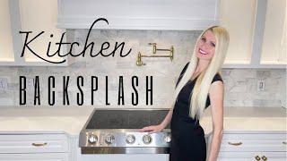 HOW TO Install A Gorgeous Subway Tile Backsplash THE EASY WAY! DIY Kitchen Remodel