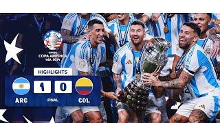 ARGENTINA 1-0 COLOMBIA | HIGHLIGHTS | CONMEBOL FINAL COPA AMERICA 2024