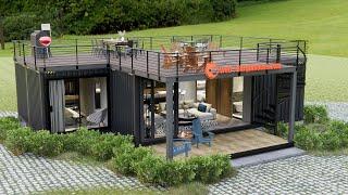 Shipping Container House | small container house with amazing terrace