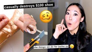 Reacting to VIRAL POINTE SHOE HACKS