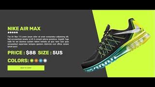 Shoe Selling Website Design  Part-1 | HTML | CSS | JavaScript