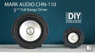 Full Range Driver Review - Markaudio CHN-110 6" Driver for DIY Speaker Building - Massive Bass.