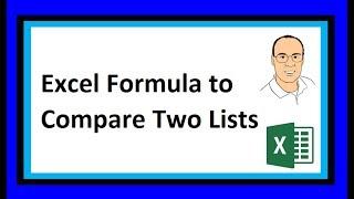 Excel Formula to Compare Two Lists - Excel Magic Trick 1596. Is Item in List?