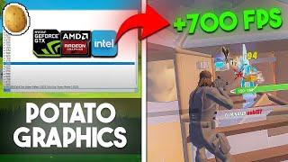 How to Get Potato Graphics in Fortnite! (Max FPS + 0 Delay) In Intel & AMD GPU 