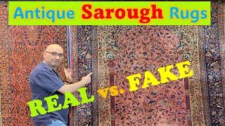 Tips on Antique Persian Carpets: Real vs. Fake Sarough Rugs