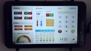 Raspberry PI domotica + alarm + tablet control