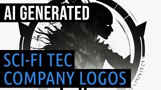 Can an AI create SCI-FI TEC COMPANY LOGOS? Imagined by Midjourney V4 with beautiful sci-fi ambience