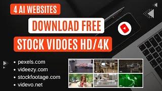 Website to Download Stock Videos | Download Stock Videos without Watermark