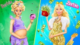 Бедная Барби vs богатая Барби / 32 идеи для кукол