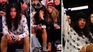 Michelle Rodriguez Scores A Super Model at the Knicks Game! | TMZ