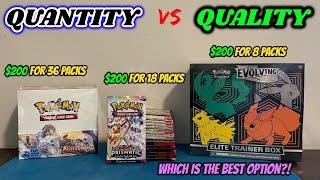 I opened $600 in POKEMON PACKS to see if QUALITY or QUANTITY has BETTER VALUE!! + GIVEAWAY!!