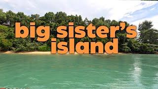 full tour of singapore's sister's island - perfect weather walking tour // marine park, 4k, asmr