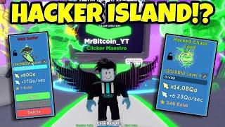 Hacker Island Update in Clicker Simulator!!! Roblox