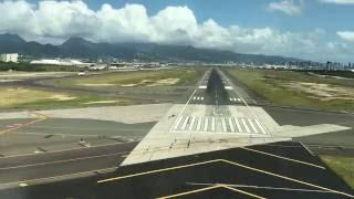 A340-300 Landing Honolulu