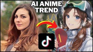 How to do AI Anime filter trend on TikTok [No CapCut]