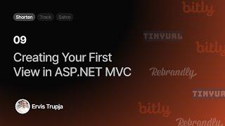 09. Creating Your First View in ASP.NET MVC