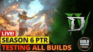 PTR Sorcerer 7 Builds Tested. Ice Shards 2nd Strongest Build Big Surprise! Timestamps in Description