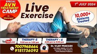 Live Master exercise session for AVN Patient at Warangal AVN camp | Dr. Vijay Prakash 7007968664