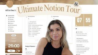 how i organize my entire life in notion (notion tour + template)