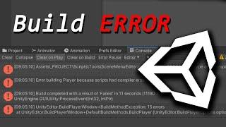 No Error But Compiler Error While Building Unity Game??