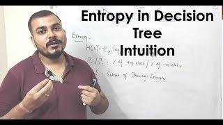 Tutorial 37: Entropy In Decision Tree Intuition