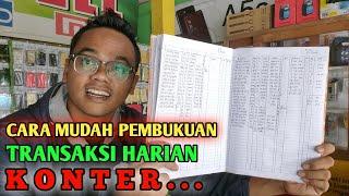 CARA MUDAH PEMBUKUAN TRANSAKSI USAHA KONTER