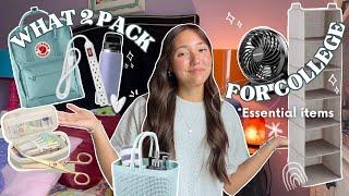 COMPLETE COLLEGE PACKING LIST | *essential items* you NEED to bring for your freshman year dorm 