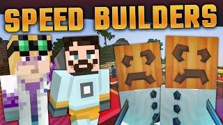 Minecraft Minigames Speed Builders - Volleyball and Snowmen!