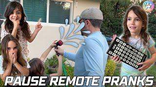 Epic Pause Remote Challenge: Fun Prank On Parents | Shelley Girls