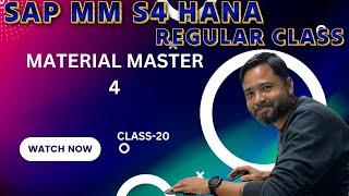 SAP S4HANA TRAINING|| Regular class-20 in English || MATERIAL MASTER IN SAP S4 HANA||S4HANA CHANGES