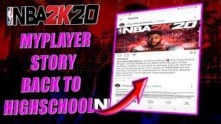 NBA 2K20 NEWS - NBA 2K20 MyPlayer Story Mode going through HIGH SCHOOL & COLLEGE!