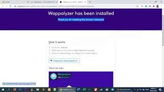 Installing Wappalyzer Chrome Extension | To Know What Websites are Built With