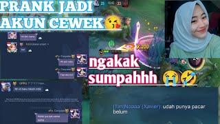 #spesial 1k sub aku ngeprank publik dengan ganti akun sendriri jadi akun cewek , asli ngakak abies