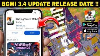 Bgmi 3.4 Update Release Date | Bgmi New 3.4 Update Kab Aayega | Bgmi New Update