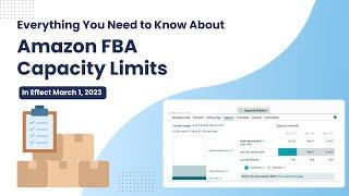 FBA Capacity Limits: How to Use The FBA Capacity Manager