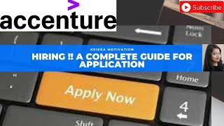 Full Guide how to Apply in Accenture || Accenture hiring || Job Updates