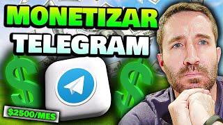 Cómo MONETIZAR tu canal de TELEGRAM y recibir pagos en CRIPTOMONEDAS