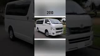 Evolution of Toyota Hiace [1998-2022]