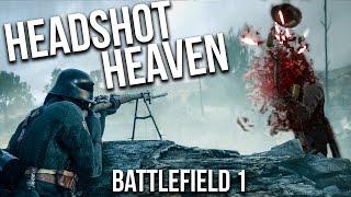 BATTLEFIELD 1 LONG RANGE HEADSHOT SNIPER SPREES | BF1 Scout Gameplay