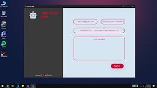 I created an Instagram DM Bot with GUI