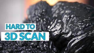 How to 3D scan glossy black parts without ruining them!