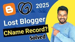 How to Get #cname Record of Blogger | How to Get #blogger CName Record #customdomain