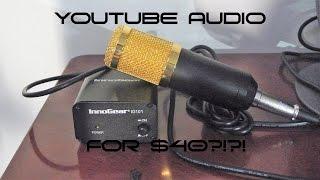 Neewer NW-800 Microphone + Innogear Phantom Power | Youtube Audio for $40